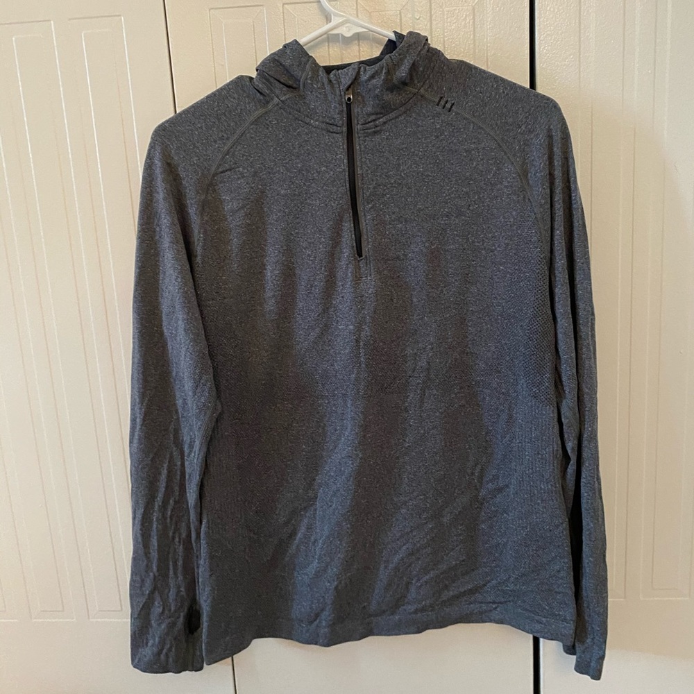 Lululemon Men’s metal vent hoodie quarter zip - S